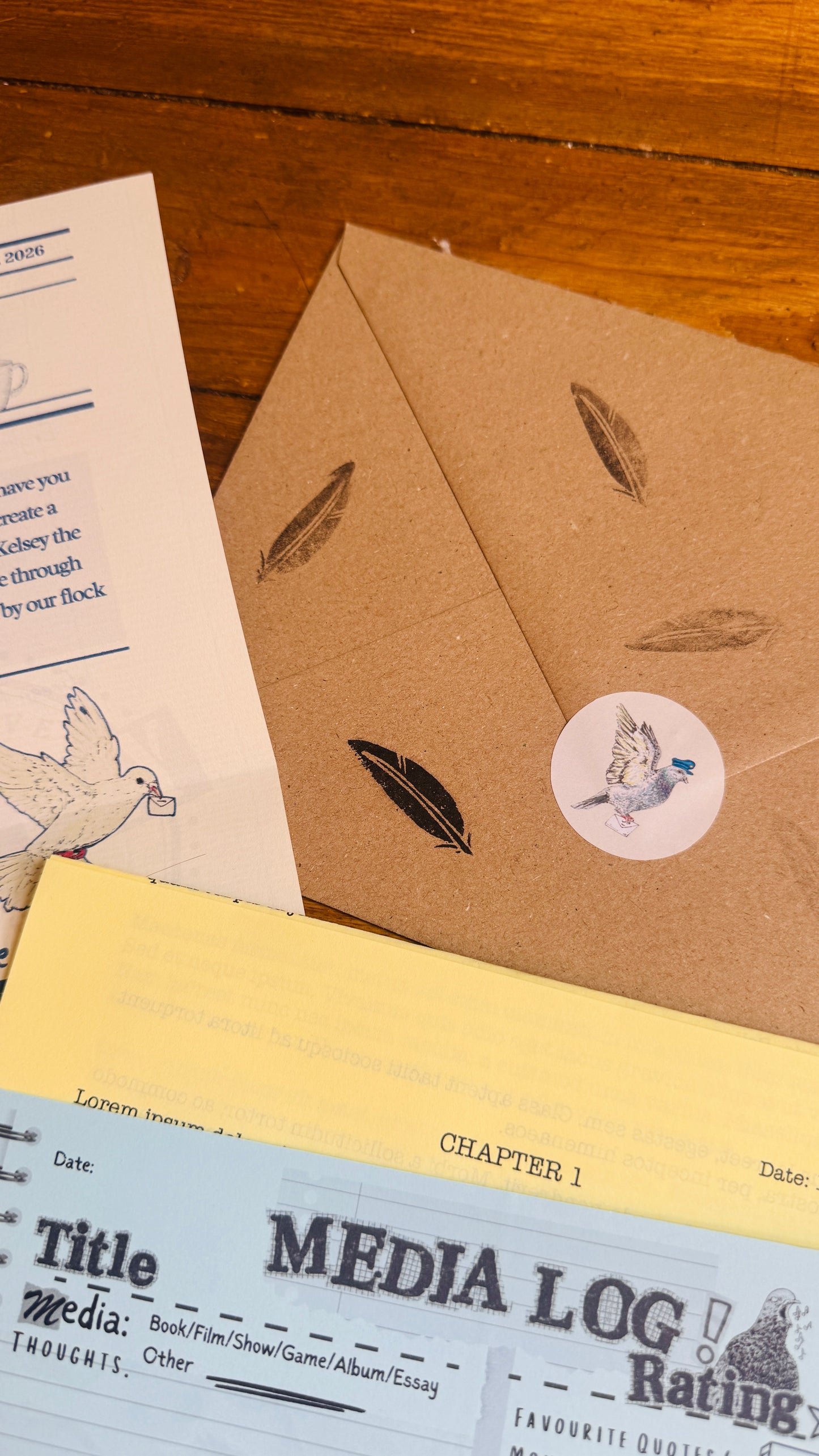 Daring Dove Letter Club